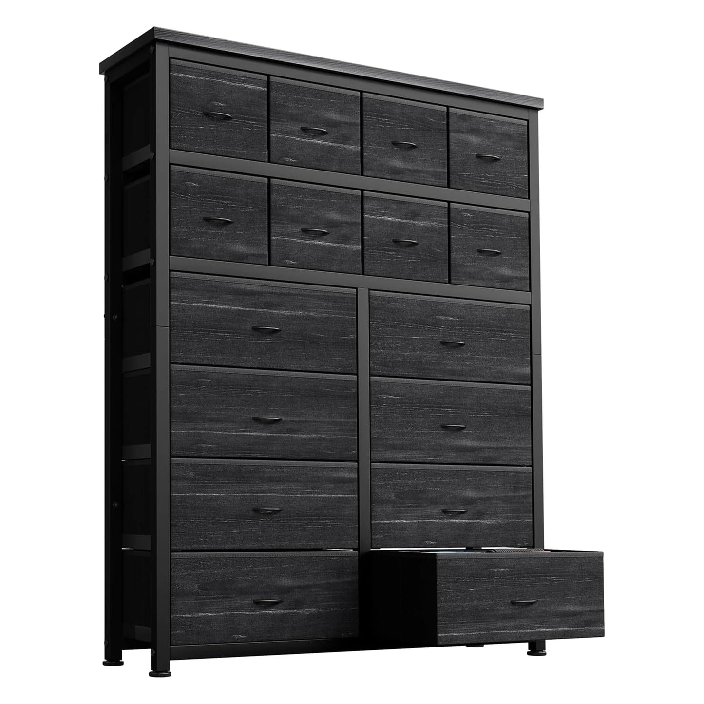 Dresser for Bedroom with 16 Drawer, Dressers & Chests of Drawers, Tall Dresser for Bedroom, Dresser Organizer with Fabric Bins