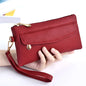 Women's Portable Fashion Wallet Pu Leather Hangbag Female Purses Coin Pocket Waterproof Phone For Ladies Bag