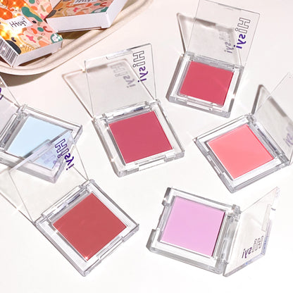 Monochrome blush, brightening matte cosmetics, highlighting, expansion color, youthful and natural makeup