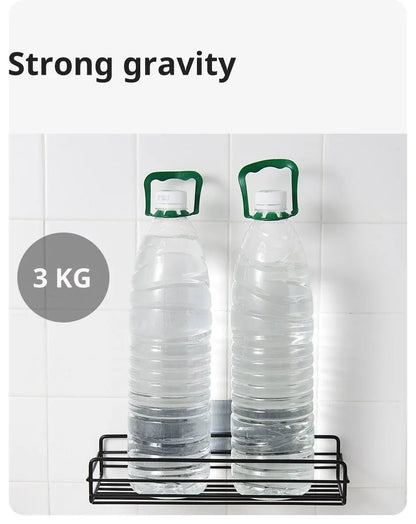 Bathroom Metal Shelves No-Drill Bathroom Organizer Cleaning Supplies Organizer Kitchen Supplies Storage Bathroom Accessories