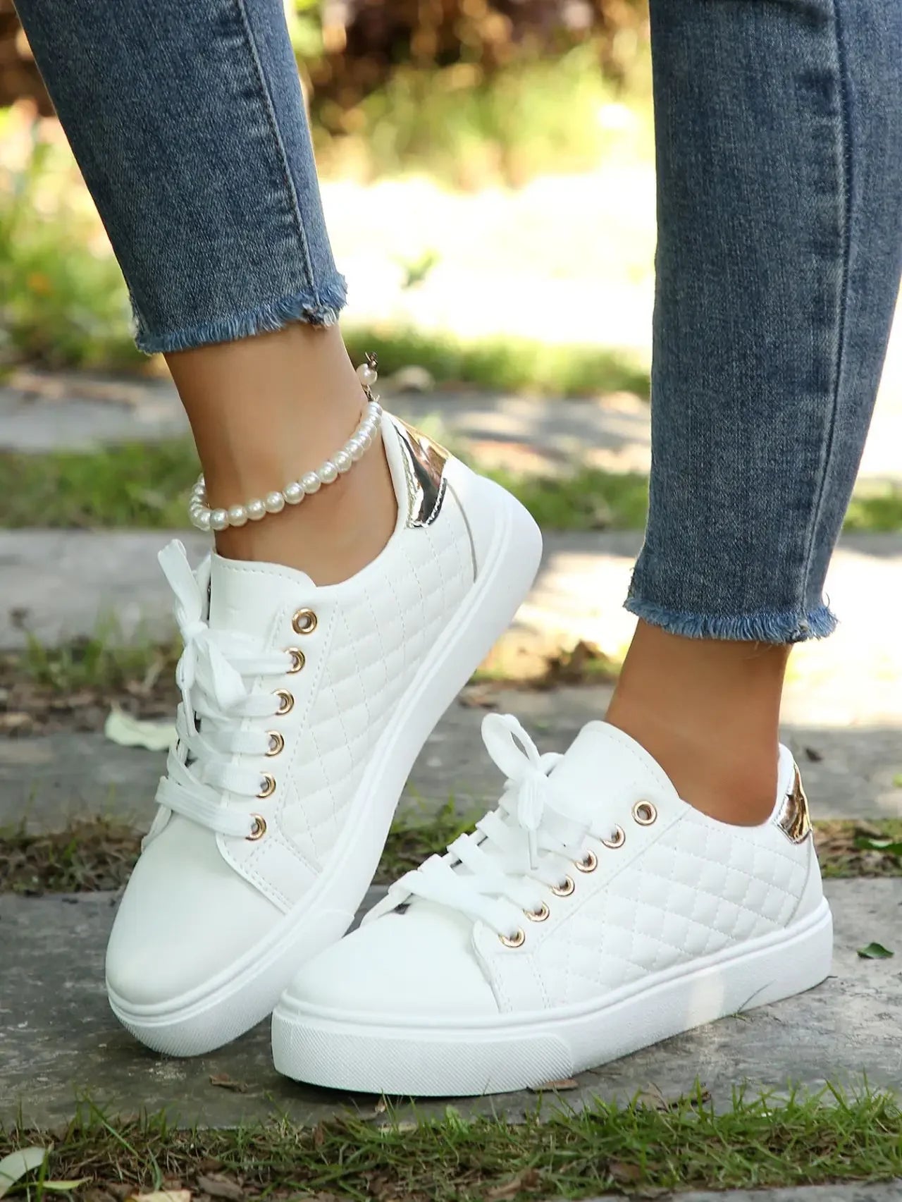 2024 Women Sneakers Tennis Platform Shoes for Women Comfort Casual Flat Tenis Woman Lace-up White Sports Women Vulcanized Shoes