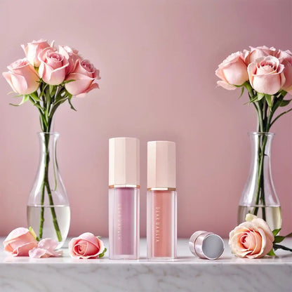 3 Shades Soft Cream Blush Makeup Liquid Blush for Cheeks Weightless Long-Wearing Smudge Proof Natural Matte Powder Blusher