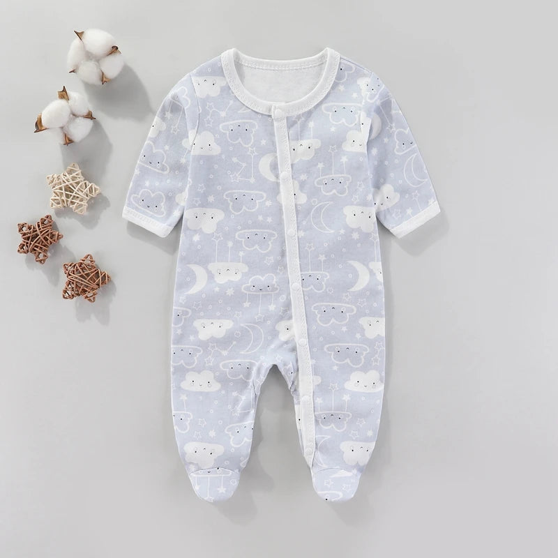 Newborn Baby Clothes New Autumn Winter Baby Bodysuit Summer Girl Romper Soft Boys Jumpsuit Children's Clothes 0 to 9 Months