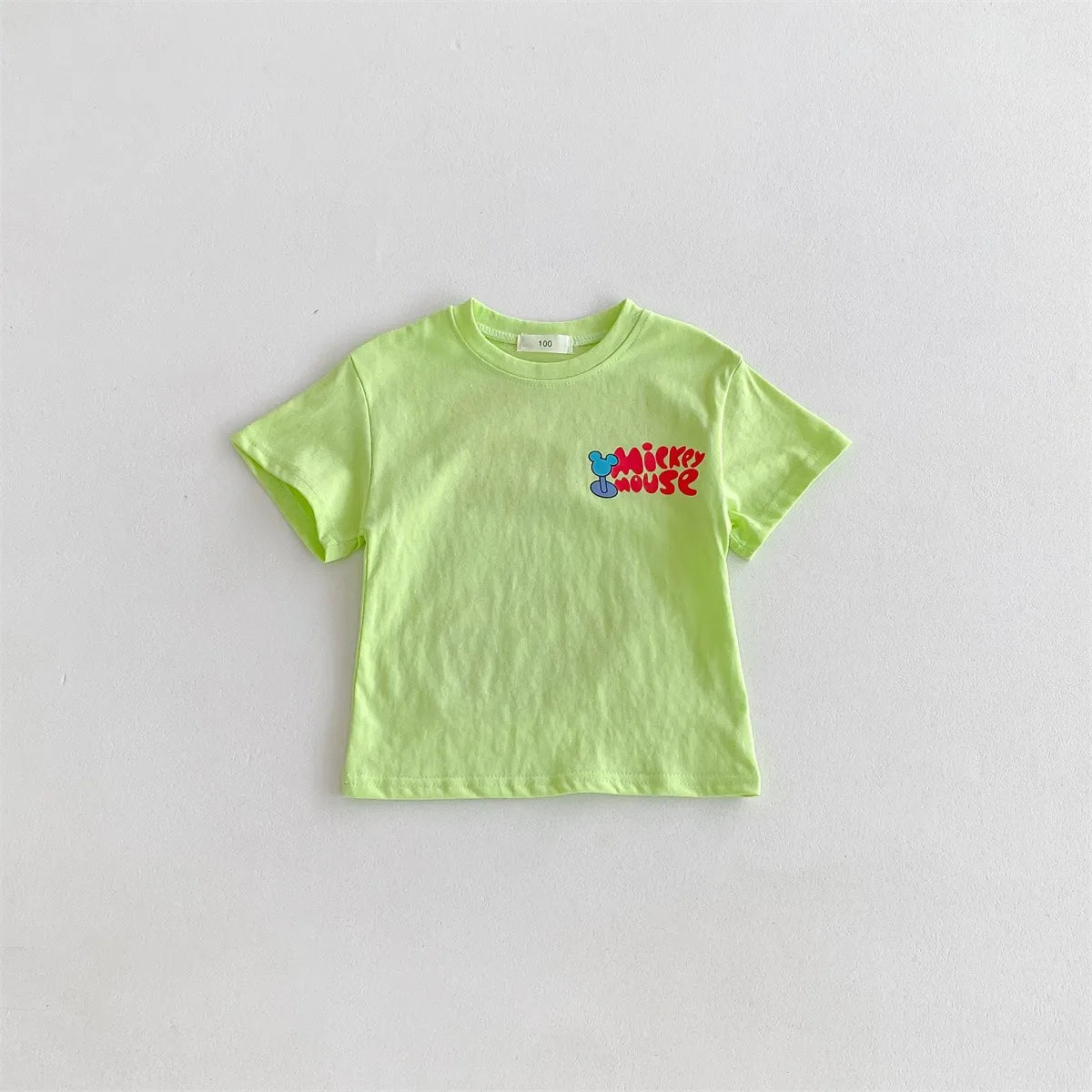 2024 New Summer Boys T-shirt Printed Cartoon Fashion Loose Short Sleeve Tops Children Clothes Baby Round Collar Tees 9m-6y