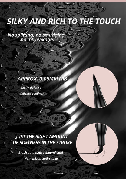 2023 Women 1 Pcs Eyeliner Liquid Pen Waterproof Long Lasting Quick Drying Smooth Makeup Beauty Matte Eyeliner Stamp Eye Pencil