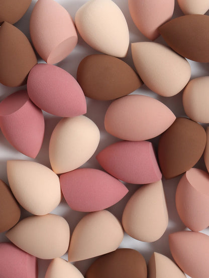 25 Beauty Eggs (Makeup Sponges), Foundation Make-Up Mixed Beauty Sponges, Liquid, Cream and Powder Flawless, Multi-Color Makeup