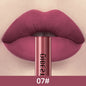 QIBEST 24 Colors Liquid Lipstick Ultra Matte Velvet Long Lasting Women Beauty Red Nonstick Cup Waterproof Lip Gloss Nude Makeup