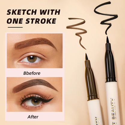 2023 Women 1 Pcs Eyeliner Liquid Pen Waterproof Long Lasting Quick Drying Smooth Makeup Beauty Matte Eyeliner Stamp Eye Pencil