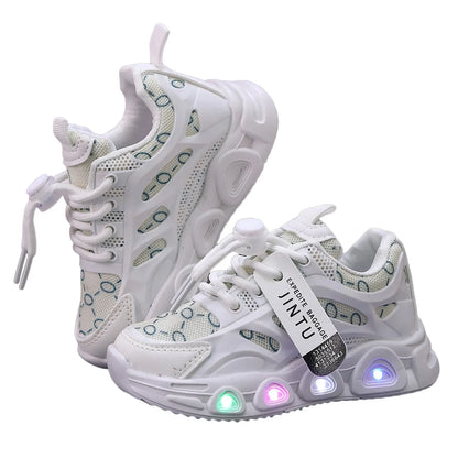 Kids Casual Shoes Led Light Up Shoes For Girls Toddler Walking Shoes Girls Kids Children Baby Casual Shoes кросівки дитячі