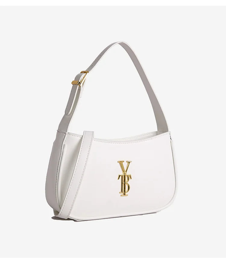 Luxury Underarm Bag for Women, Minimalist Designer Shoulder Purse, Fashionable Crossbody Bag, High-End Aesthetic & Versatile