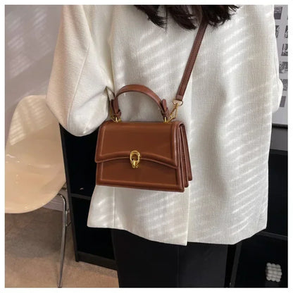 Pu Leather Shoulder Bag for Women Handbag  Fashion Crossbody Bags Vintage Underarm Bag Square Satchel Сумка Женская 2025 Тренд