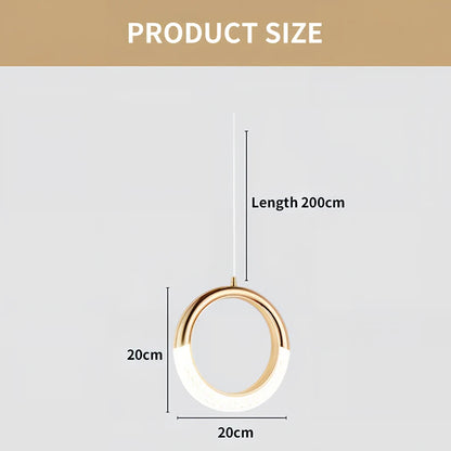 Light Luxury Bedside Bedroom Light Modern Minimalist Bar Pendant Light Background Wall Light Bedside Small Pendant Light