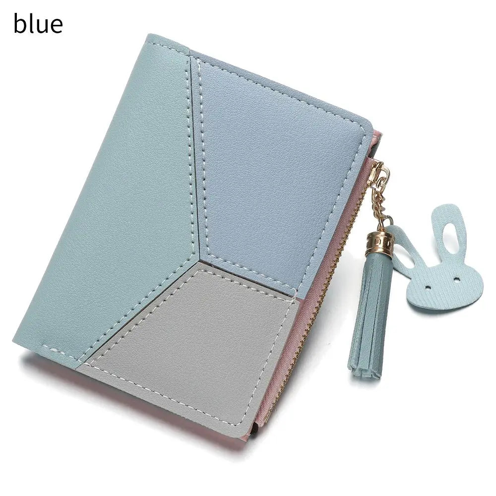 Women's Wallet PU Leather Women's Wallet Made of Leather Women Purses Card Holder Foldable Portable Lady Coin Purses