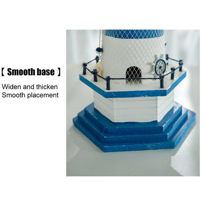Mediterranean Wooden Lighthouse Sea Decorations Home Decoration Creative Marine Style Decor Gifts For Kids Living Room Ornament