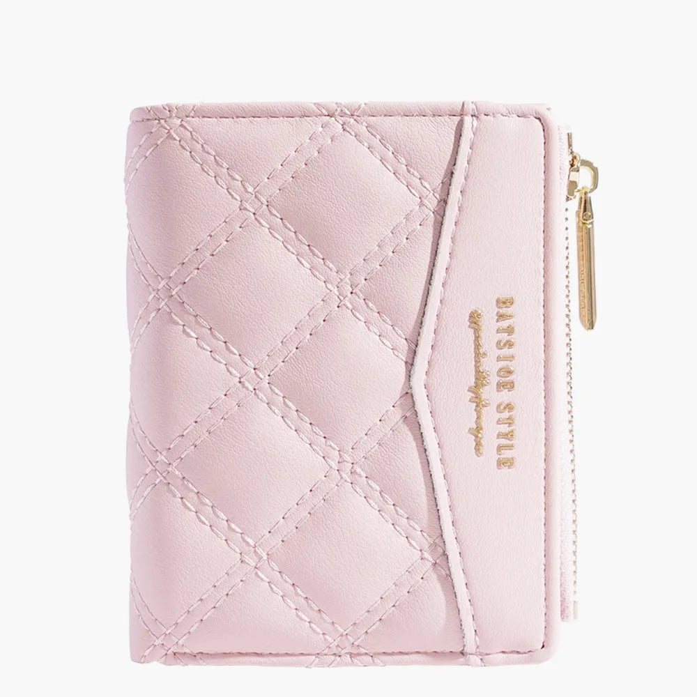 New Embroidered Wallet for Women Ladies Coin Purses PU Leather Zipper Credit Card Holder Clutch Money Bag Pocket