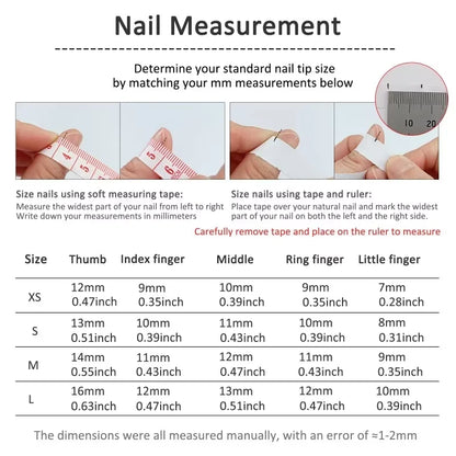 10Pcs Glitter Handmade Press On Nails Short Round Japanese Heart Diamond Full Cover Autumn Decorative Manicure Wearable Nail Tip