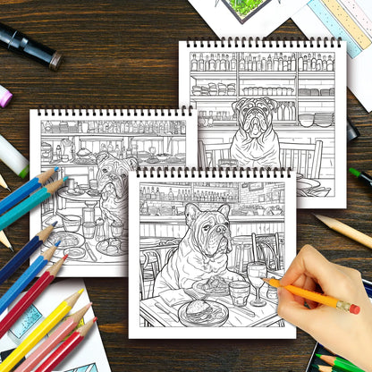 Stress Reduction Colouring Book 30 Sheets, 8.3x 8.3 inch 100gsm Thick Paper, Spiral Bound, Halloween and many other holiday gift