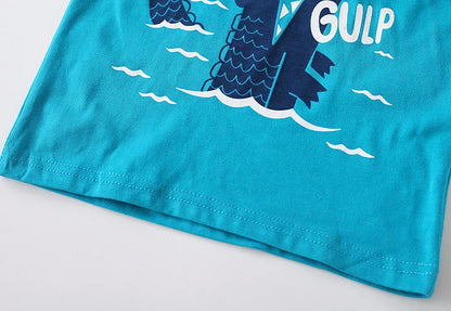 Baby Boy T-Shirts For Children Clothing Summer Clothes Boys Short Sleeve Shirt Print Cotton Kids Tee Shirt Tops