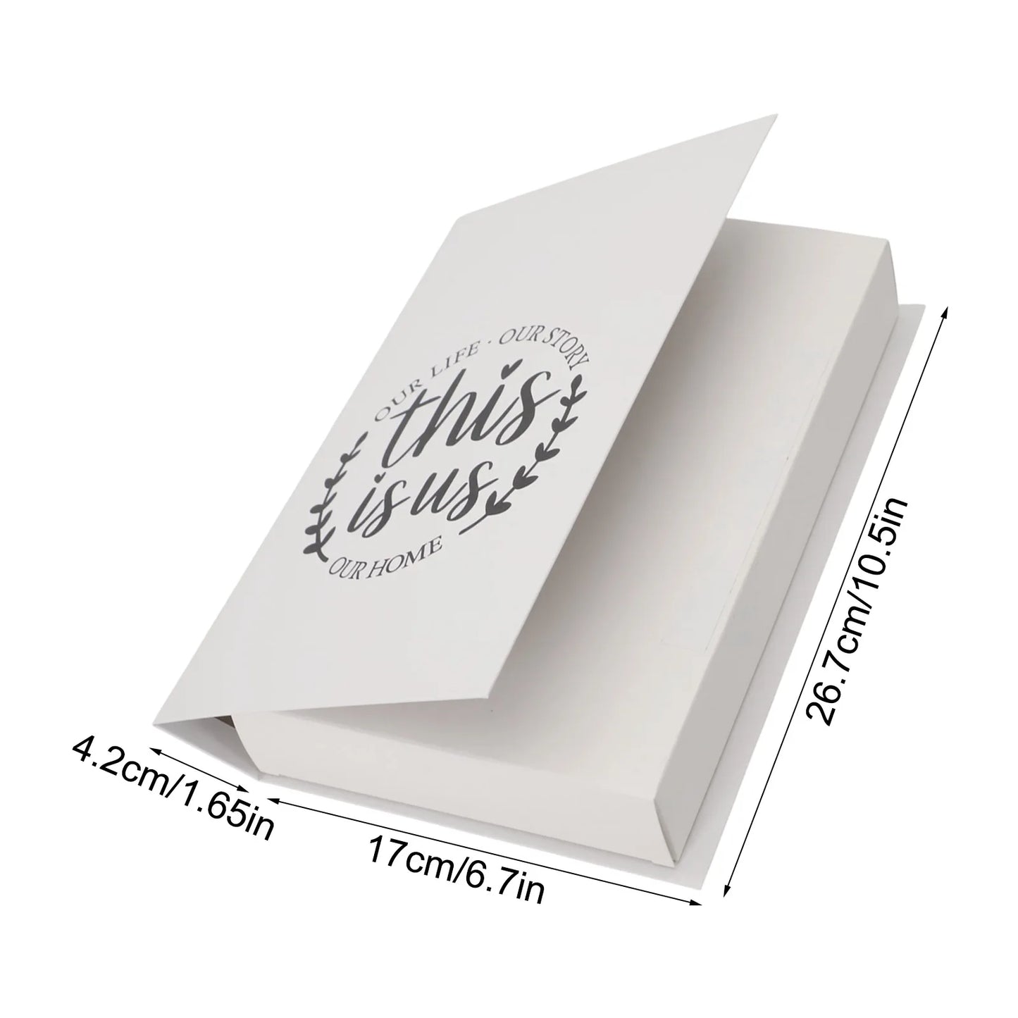 Decorative Book Stacks Folding Simulation Books Farmhouse Style Decor Charming Bookshelf Decoration Bookshelf Decor