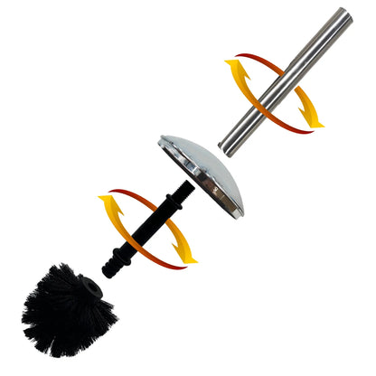 6pcs/set Bathroom Accessories Set  Soap Dish Toothbrush Holder Toilet Brush Lotion Rack Trash Can Modern Bathroom Decor