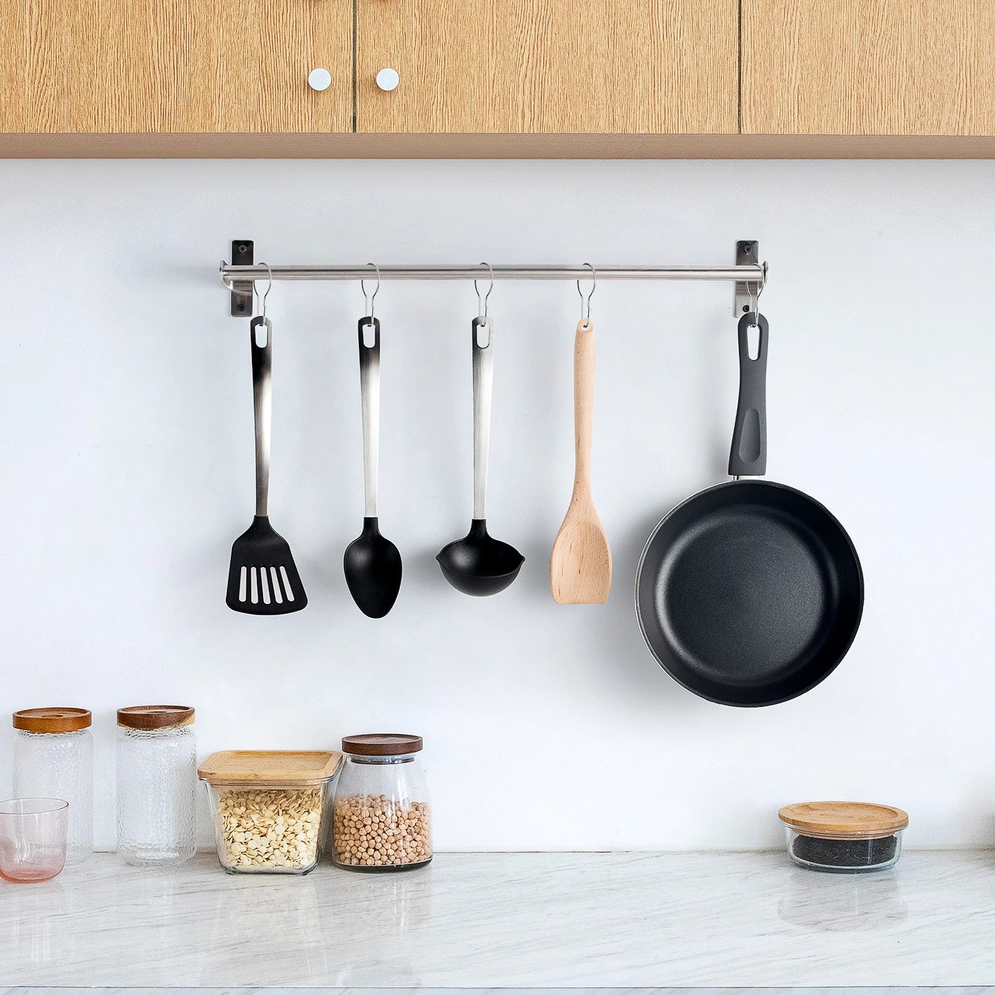 Curtain Hooks Set Silver Ring Curtain Hook Accessories Bathroom Gourd Shape Shower Hooks Multifunctional Hardware Fittings