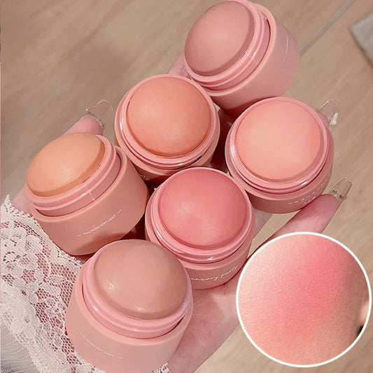 6 colors Waterproof Blush Cream - Long-Lasting, Multi-Use Makeup for Women