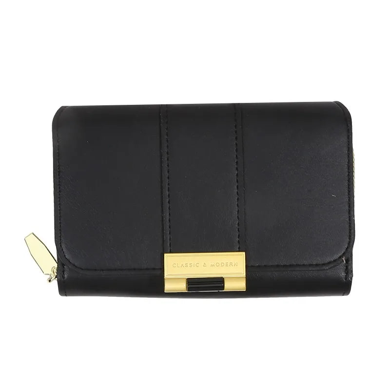 Women Wallets And Purses Vintage  PU Leather Wallet Female Clutch Purse Hasp Phone Bag Girls Card Bags