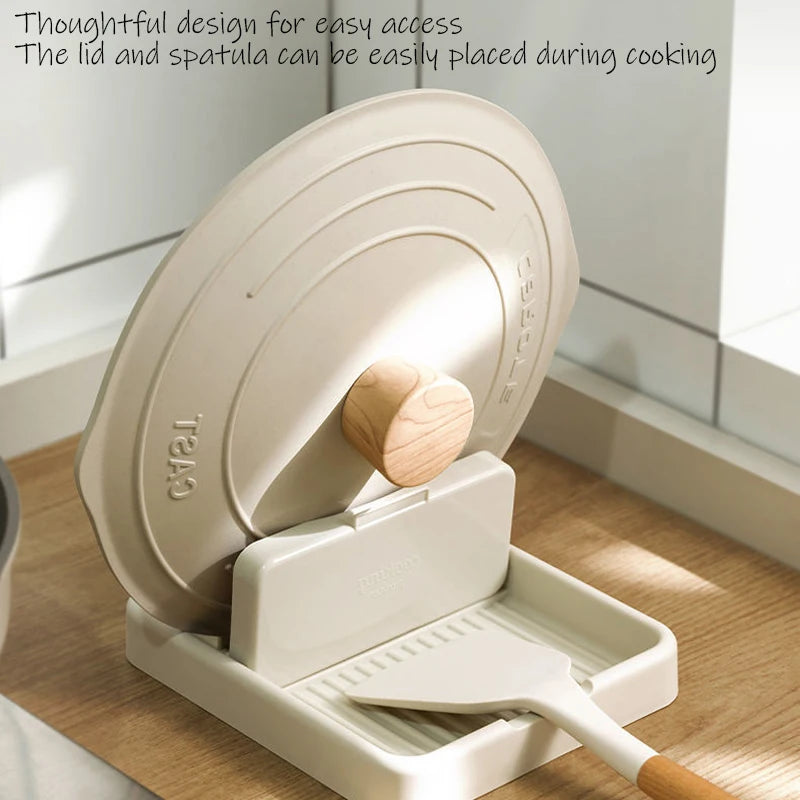 Kitchen Lid Storage Rack, Foldable, Saves Kitchen Storage Space, Suitable For Storing Various Cooking Utensils
