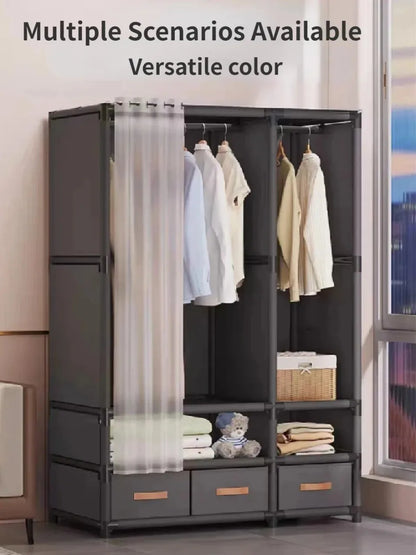 Floor-Standing Simple Wardrobes Home Large Capacity Durable Clothes Cabinet Dustproof And Economical Wardrobe Bedroom Furniture