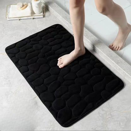 Bathroom Bath Mat An Ti Slip Quick Dry Absorbent Carpet in Wash Basin Bathtub Side Floor Rug Shower Room Doormat Memory Foam Pad