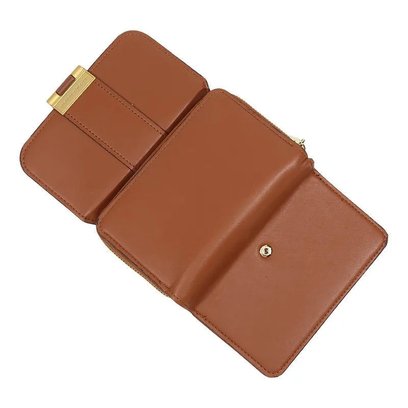 Women Wallets And Purses Vintage  PU Leather Wallet Female Clutch Purse Hasp Phone Bag Girls Card Bags
