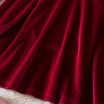 Elegant New Girl Embroidery Flower Girl Dresses for Wedding Autumn Winter Long Sleeve Princess Birthday Party Clothing 3-8Yrs