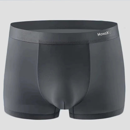 4 PCS Men's Boxers Shorts Underwear Boxers Man Cool Breathable Sexy Panties Ice Silk Fashion 4 Colors Mixing XL 3XL 4XL 5XL