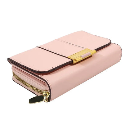 Women Wallets And Purses Vintage  PU Leather Wallet Female Clutch Purse Hasp Phone Bag Girls Card Bags