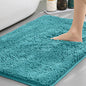 Bathroom mat chenille absorbent carpet bathroom bathtub room living room door bathroom absorbent pad