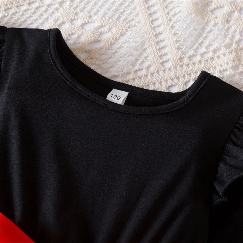 Elegant New Girl Embroidery Flower Girl Dresses for Wedding Autumn Winter Long Sleeve Princess Birthday Party Clothing 3-8Yrs