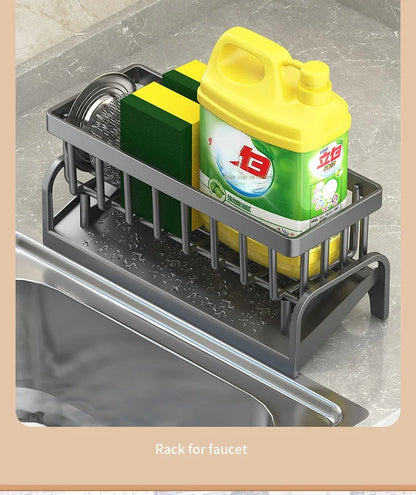 Kitchen Shelf Cleaning Cloth Storage Draining Rack Household Detergent Sponge Rack Water Sink Water Sink Water Sink Artifact