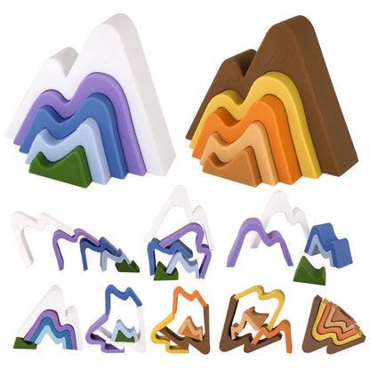 New Children's Toys Colorful Baby Learning Educational Building Blocks Stacking Toys For Kids Toddler Early Educational Toy