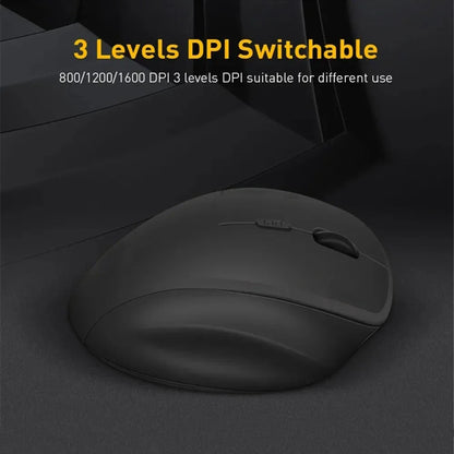 Wireless Mouse Ergonomic Computer Mouse PC Optical Mause with USB Receiver 6 buttons 2.4Ghz Wireless Mice 1600 DPI For Laptop