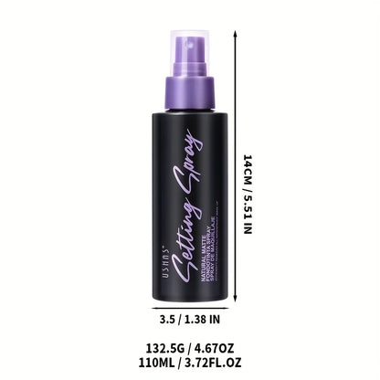 USHAS Waterproof Makeup Setting Spray LongLasting Oil Control Moisturizing Hydration Matte Non-Sticky Spray Foundation Fixer