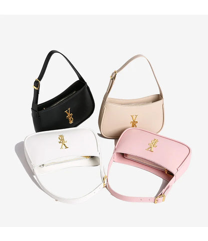 Luxury Underarm Bag for Women, Minimalist Designer Shoulder Purse, Fashionable Crossbody Bag, High-End Aesthetic & Versatile