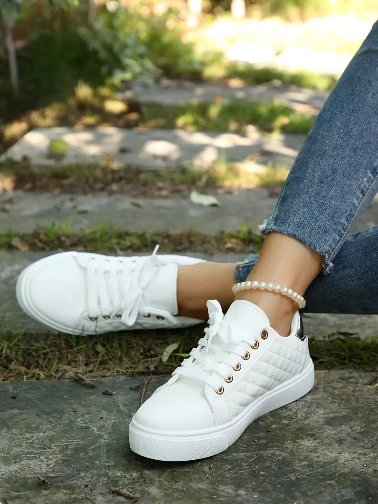 2024 Women Sneakers Tennis Platform Shoes for Women Comfort Casual Flat Tenis Woman Lace-up White Sports Women Vulcanized Shoes