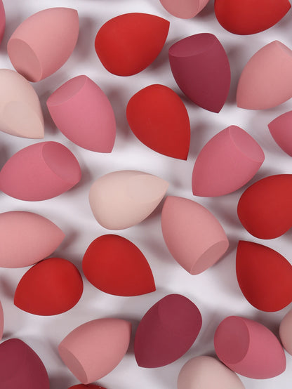 25 Beauty Eggs (Makeup Sponges), Foundation Make-Up Mixed Beauty Sponges, Liquid, Cream and Powder Flawless, Multi-Color Makeup