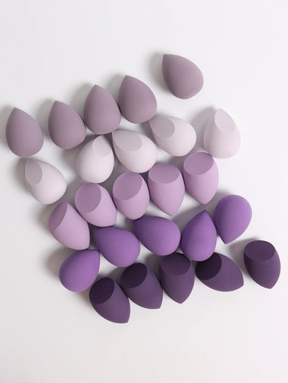 25 Beauty Eggs (Makeup Sponges), Foundation Make-Up Mixed Beauty Sponges, Liquid, Cream and Powder Flawless, Multi-Color Makeup