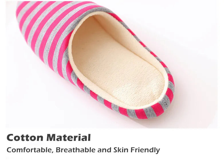 Home Slippers For Women Men Soft House Winter Indoor Light Comfort Floor Shoes Female Male Silence Slides Bedroom Japanese Style