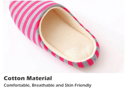 Home Slippers For Women Men Soft House Winter Indoor Light Comfort Floor Shoes Female Male Silence Slides Bedroom Japanese Style
