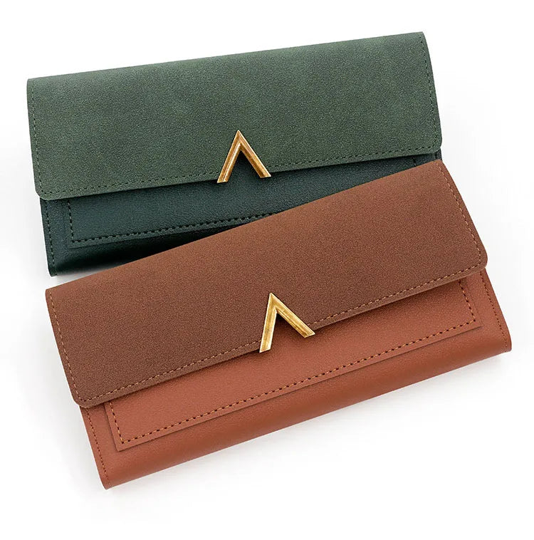 Long Purses For Women Wallet New Fashion Long Coin Purse Card Holder Small Ladies Wallet Female Hasp Mini Clutch billetera bolas