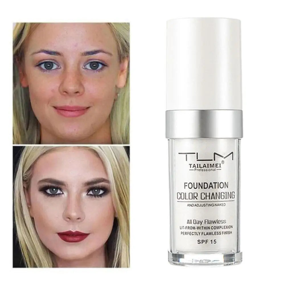Women Foundation Magic Color Changing Foundation Liquid Soft Matte Long Lasting Hydrating Makeup Base makeup