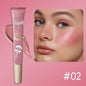 USHAS 4 Color Long-lasting Liquid Blush Facial Contouring Lightweight Soft Multi-Use Cream Blush Waterproof Facial Blush Stick