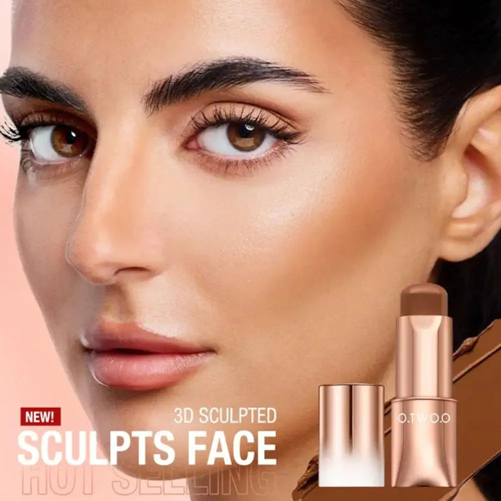 Contour Stick Cream Long-wear Lightweight Stick Easy to Sculpt Face Concealer Bronzer Contouring Makeup Pen